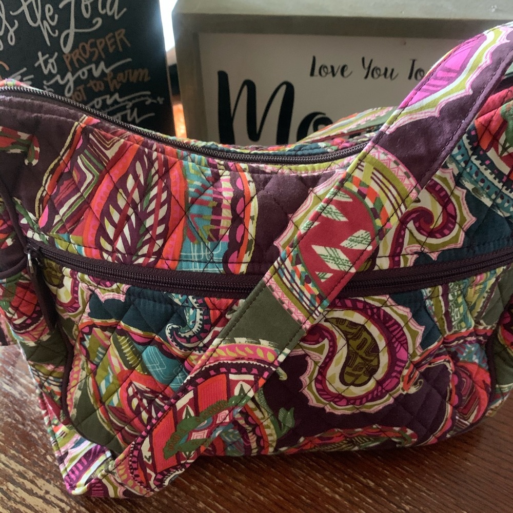Vera Bradley On The Go Crossbody Bag Beautiful FALL Colors 🍁🍂🎃 - Picture 8 of 11